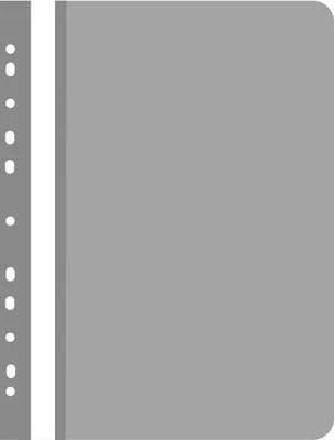 Productafbeelding van Hangmap, plastic, bureaufolie, hard, A4, grijs / 20 stuks / 1704001Pl-13