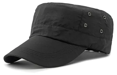 Immagine prodotto di Cappello militare da uomo, ad asciugatura rapida, traspirante, regolabile, colore nero