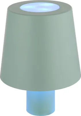 Produktbild von RGB LED Tischleuchte, Flaschenlampe, Touch, Akku, H 14 cm