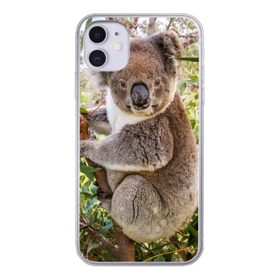 Produktbild von MuchoWow® Handyhülle Schutzhülle Hülle für iPhone 11 Koala - Baum - Blätter - Kinder - Jungen - Mädchen Silikon Softcase Handy Hülle - Handytasche
