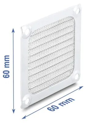 Produktbild von DELOCK Lüftergitter 60 x 60 mm Aluminium - Lüfter
