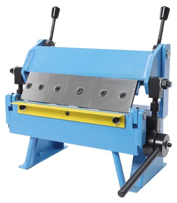 Imagen del producto de Herramienta de doblado manual, con ángulo ajustable de 0 a 135°, para uso en mesa, color azul