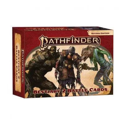 Produktbild von Pathfinder 2.0 Bestiary 2 Battle Cards - Englisch