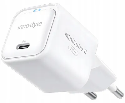 Image de Innostyle Fast Charger Cube Usb-C 20W Usb Type C Gan Ii For Iphone Led