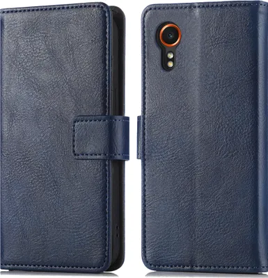 Image de imoshion Luxe Bookcase pour le Samsung Galaxy Xcover 7 - Bleu foncé