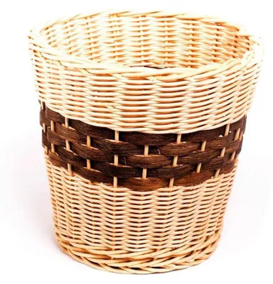 Image de Poubelle Peddigtube - Ronde - Matériaux naturels - 700 g