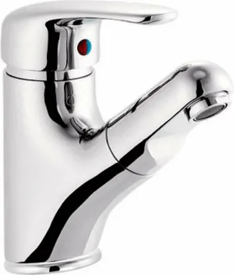Zdjęcie produktu dla Aqualine Kasiopea - Bateria umywalkowa z wyciąganym prysznicem, chrom 1107-05