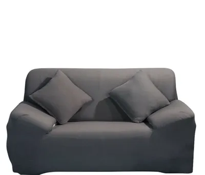 Obrázek produktu pro Elastický potah na pohovku 1/2/3/4 místný potah na pohovku Ochrana nábytku (šedá, 2 místa)