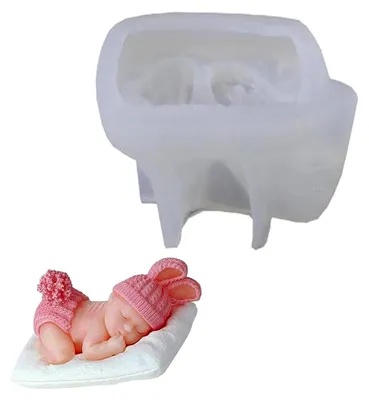 Produktbild von Silikonform für Baby-Schlafmotive zum Backen