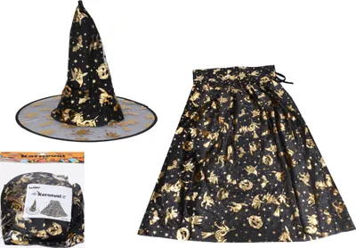 Immagine prodotto di Set carnevale - strega (cappello, mantello)