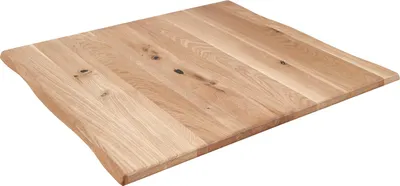 Produktbild von Tischplatte Baumkante Wildeiche 90 x 90 cm SESSA