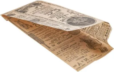 Image de Sac en papier pour hot-dogs "TIMES" 9+3 x 22 cm 500 pièces.