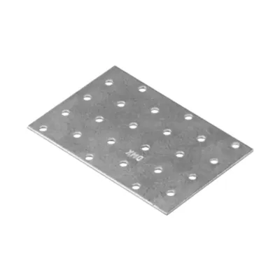 Produktbild von Lochplatte Flachverbinder Holzverbinder Nagelplatte Lochblech Verbinder 8x12cm