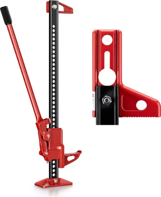 Produktbild von Wiltec Farm Jack – Kompakt-Set Basis, Wagenheber bis 3000 kg und max. 76 cm Hubhöhe mit obere Klemme