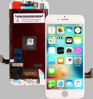 Produktbild von Standard Display Einheit weiß, komplett für iPhone 7