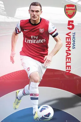Produktbild von Fußball - Poster - Arsenal - Vermaelen 12/13
