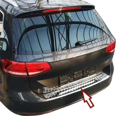 Zdjęcie produktu dla Chromowana osłona zderzaka ze stali nierdzewnej pasująca do VW Golf 7 Variant | 2013-2017