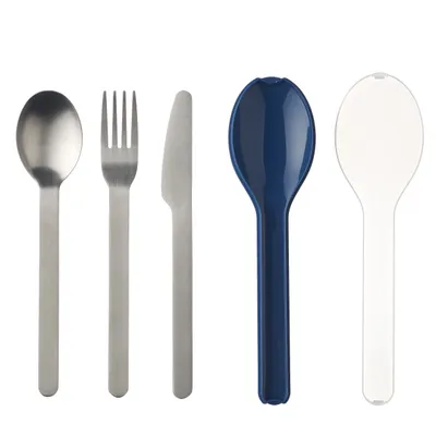 Image de besteckset ellipse 3-teilig - nordic denim