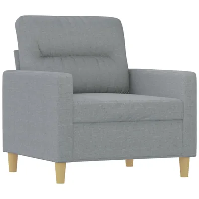 Image de Fauteuil Gris clair 60 cm Tissu