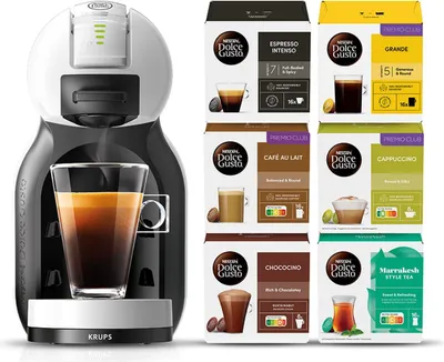 Image de Machine à café à dosettes Krups Dolce Gusto Mini Me YY5816FD - Paquet de 96 capsules