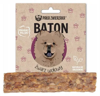 Zdjęcie produktu dla Przysmak dla psa Paka Zwierzaka baton Żwacz wołowy 35g