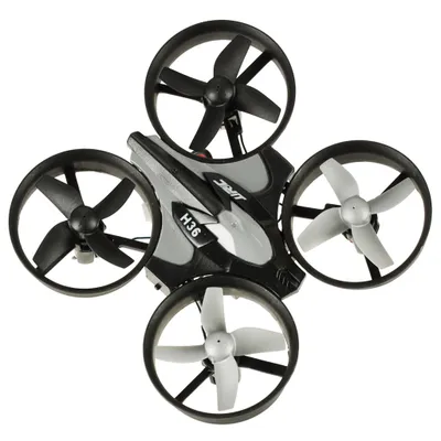 Productafbeelding van KIK KX9891 Mini drone RC JJRC H36 - 2.4 GHz, 4 kanalen, 6-assige gyroscoop, zwart
