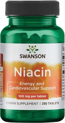 Immagine prodotto di Vitamina B-3 Niacina 100 mg 250 compresse Swanson Health Products