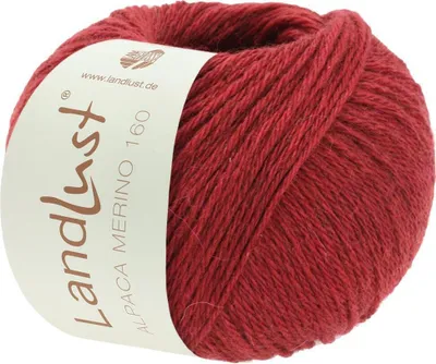 Produktbild von Lana Grossa Landlust Alpaka Merino 160 420 Bordeaux 50g