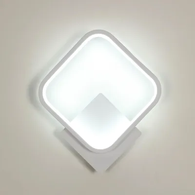 Productafbeelding van Osairous Wandlampen LED, binnen, 17W, 1912 lumen, vierkant, modern design, wit, 6500K