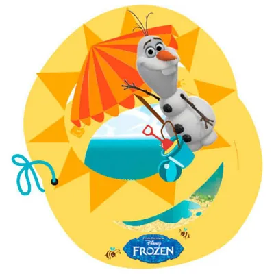 Obrázok produktu pre Ľadová kráľovná Snehuliak Olaf 6 pozvánok