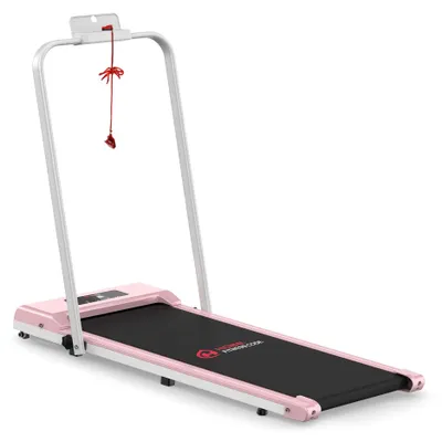 Image de Tapis de marche pliable - Vitesse de 1 à 6 km/h - Tapis de marche pour la marche - Surface de marche - Marche - Tapis de jogging - Avec télécommande