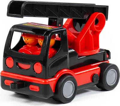 Produktbild von Polesie MAMMOET Drehleiter My first Truck mit Figuren Feuerwehr Fahrzeug LKW +12M