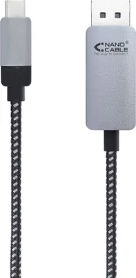Obrázok produktu pre Nanocable 10.15.5002, 1,8 m, USB Typ-C, DisplayPort, Samec, Samec, Priamy