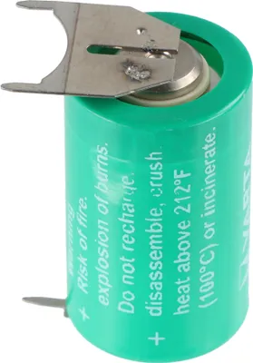 Produktbild von Varta 6127 CR1/2AA mit Printanschluss +--, Rastermaß 10mm, Pluspol 1er Print, Minuspol 2er Print