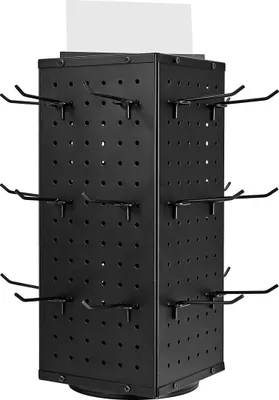Produktbild von Drehbares Lochwand-Display 4-seitiges drehbares Lochwand-Display mit 24 Haken