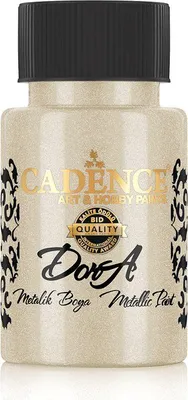 Produktbild von Cadence - Metallic Acrylfarbe - Dora - 50ml Silber-Gold