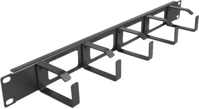 Image de DELOCK 19" Kabelmanagement Rangierpanel 4 Öffn.+5Bügel 1HE