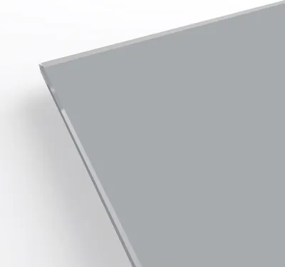 Produktbild von Lacobel - einseitig lackiertes Glas - Struktur und Farbdekor - Grau 200 x 150 cm in 6mm Stärke