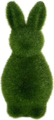 Immagine prodotto di Clayre & Eef Figurina decorativa Coniglio Ø 7x14 cm Verde Plastica