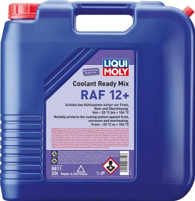 Zdjęcie produktu dla Gotowa mieszanka płynu chłodzącego Liqui Moly RAF12 Plus – kanister 20 litrów