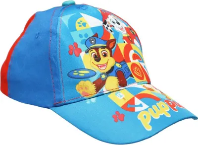 Produktbild von Paw Patrol Chase Rubble Kinder Jungen Basecap Baseball Kappe – Blau / 54