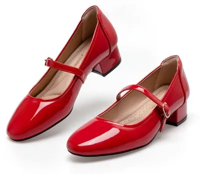 Imagen del producto de Solidchoice - Zapatos de tacón bajo tipo Mary Jane para mujer