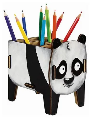 Produktbild von Werkhaus Stiftebox Vierbeiner Panda