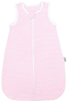 Produktbild von TupTam Sommerschlafsack Baby Schlafsack  en Materialien 0.5 TOG Unisex, Farbe: Streifenmuster Rosa, Größe: 50-56