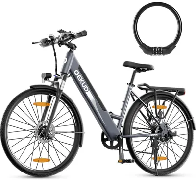 Produktbild von Qekud F26pro 26'' E-Bike, Trekkingrad e-City Fahrrad Qekud K26 mit 36V 13 Ah Lithium Batterie, 250W Motor mit APP