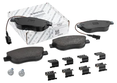 Immagine prodotto di Pastiglie freno anteriori con accessori, per Fiat 500 Abarth, tipo 312, dal 2012, codice ricambio 77366528