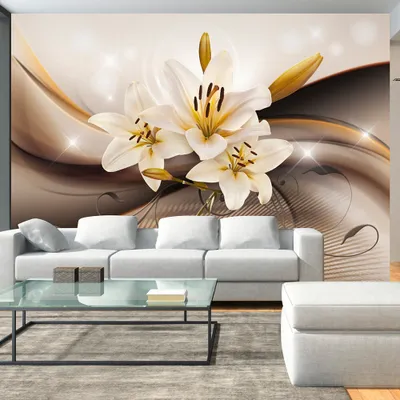 Produktbild von Basera Fototapete Lilienmotiv b-A-0250-a-b, Vliestapete, 350x245 cm