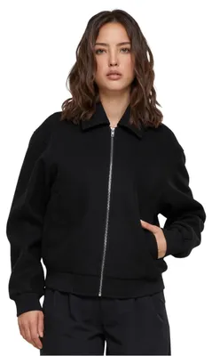 Productafbeelding van Urban Classics damesjas, model Ladies Boxy Jacket, kleur zwart, maat 3XL