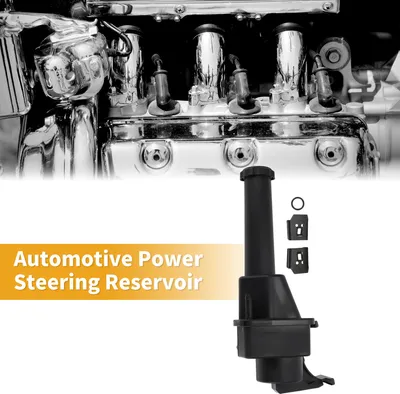 Image de Réservoir De Direction Assistée - Réservoir De Direction Assistée Automobile - Pour Chevrolet Silverado 2016-2019 Plastique Noir - 1 Pc