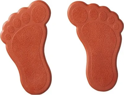 Produktbild von Mini Wanneneinlage RIDDER Füße 11 x 13 cm rot